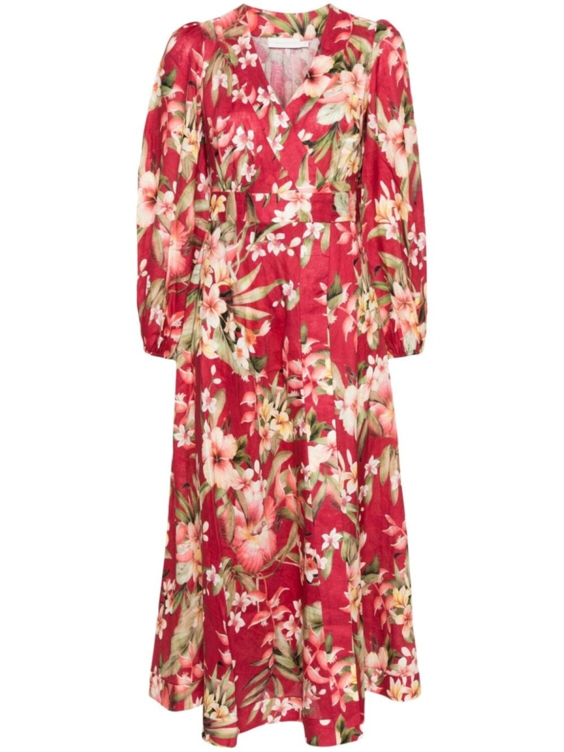 

ZIMMERMANN платье Lexi Wrap, красный