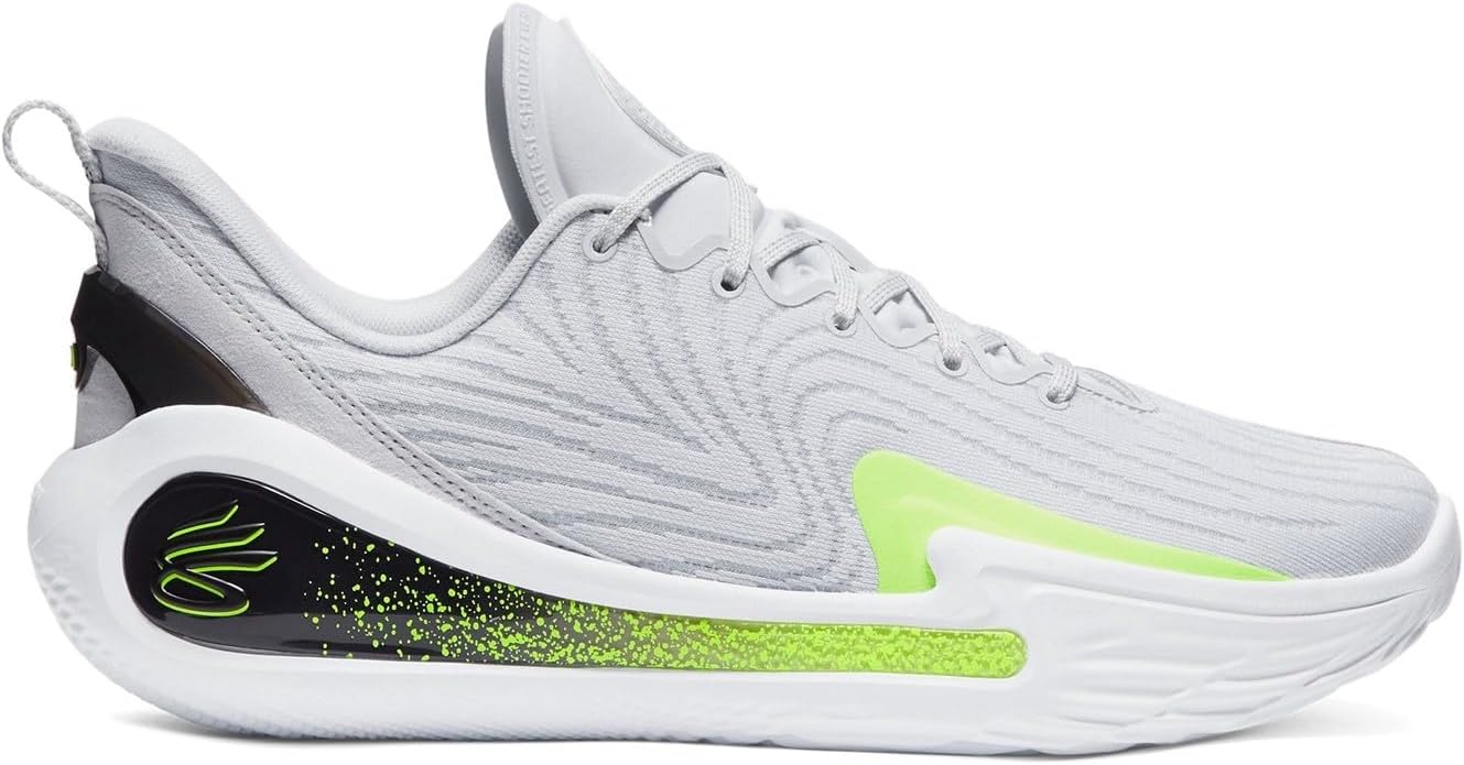 

Under Armour мужские баскетбольные кроссовки Curry 12 EXTL, White/Gray/Green