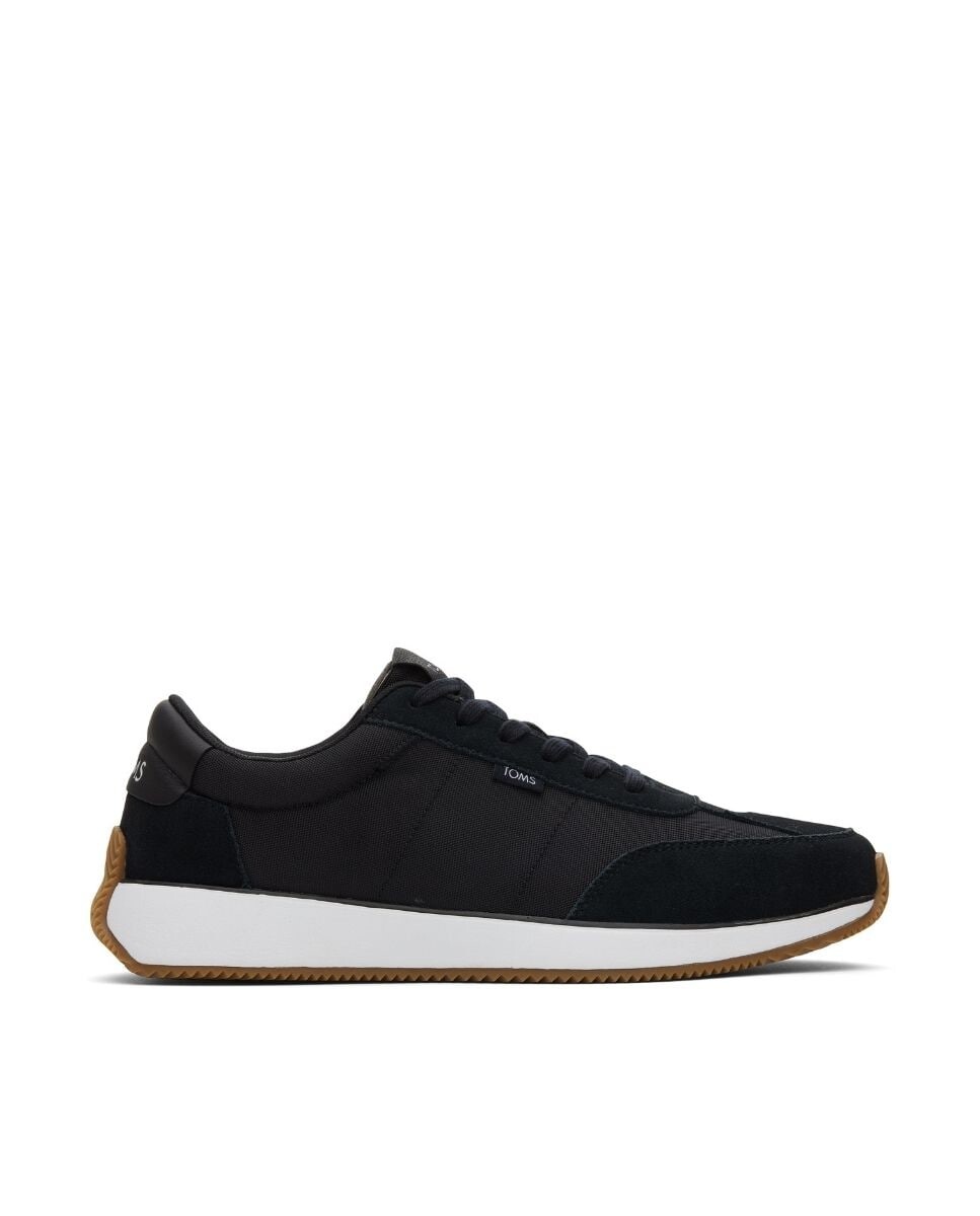

Мужские кроссовки из нейлона и замши Toms, черный