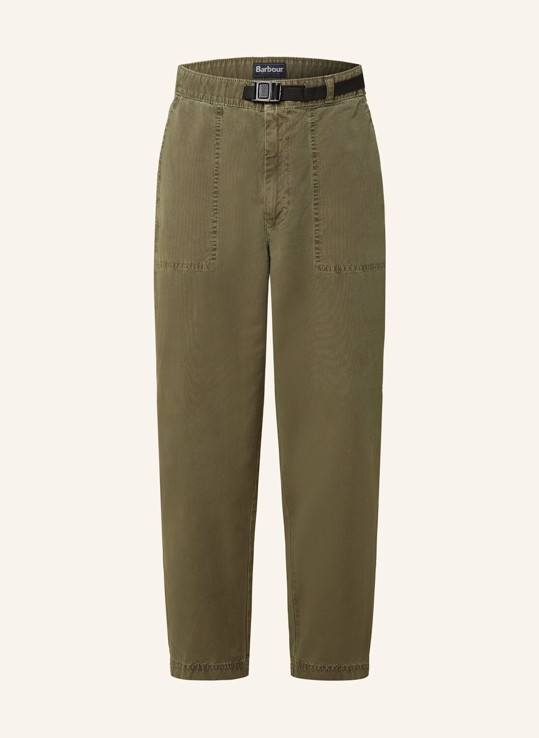

Брюки очень узкого кроя Barbour, зеленый