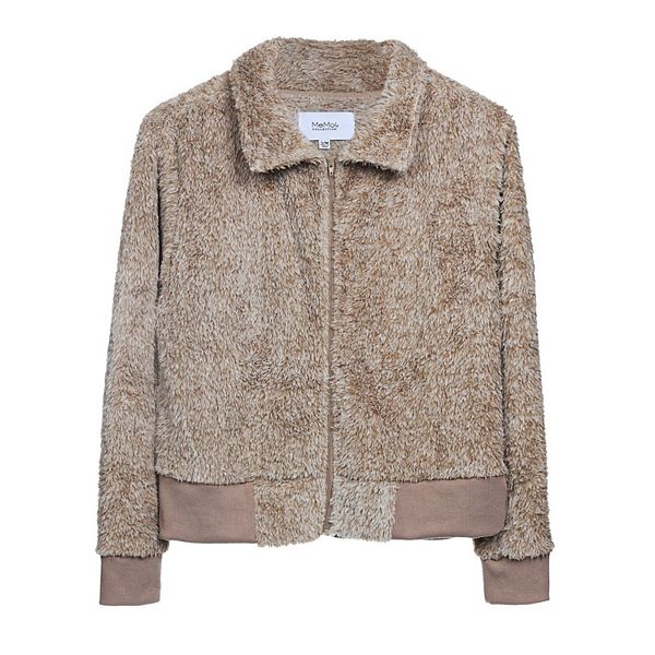 

Женская утепленная куртка на молнии Memoi, Camel Heather