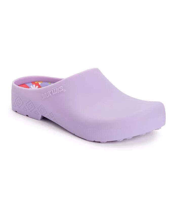 Женский садовый комплект из сабо и перчаток MUK LUKS, фиолетовый