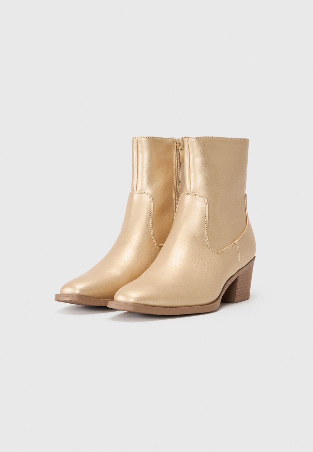 Ковбойские/байкерские ботинки Classic ankle boots Anna Field by Zalando, золотой — фото 2