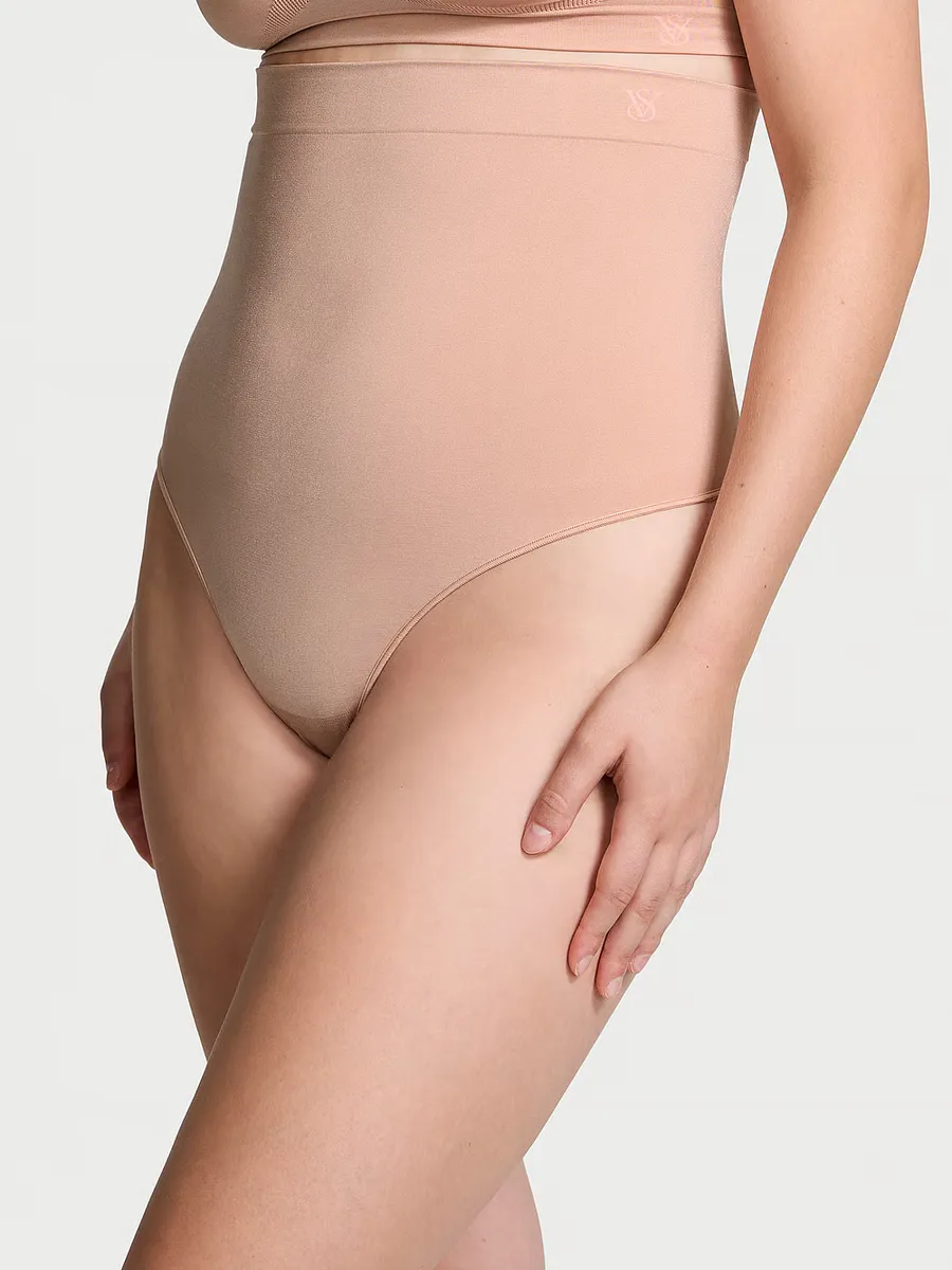 

Трусики-стринги с высокой талией SeamlessShaping Victoria'S Secret, цвет Macaron
