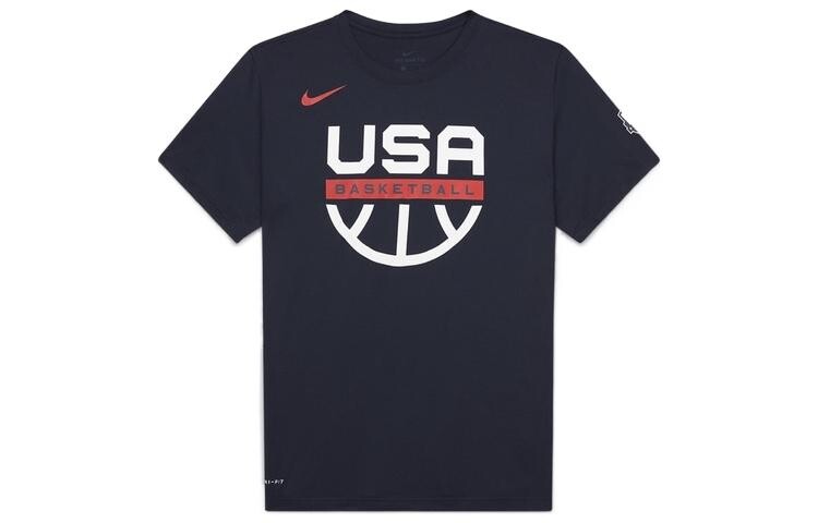 

Футболка мужская темно-синяя Nike, синий