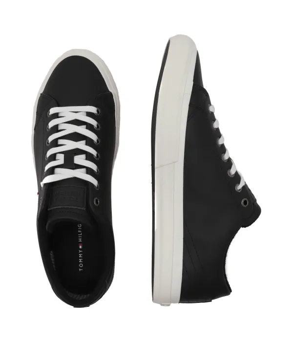 Низкие кожаные кроссовки Th hi vulc street Tommy Hilfiger, синий — фото 4