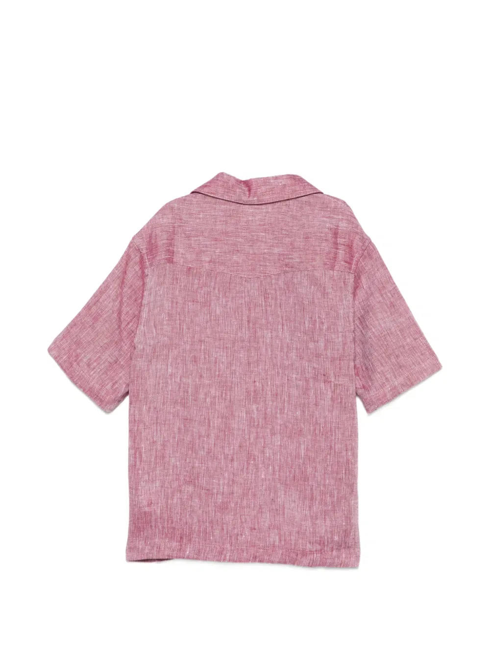 Рубашка на пуговицах Brunello Cucinelli Kids, красный — фото 2