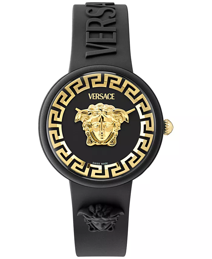 Женские часы Swiss V-Pop с черным силиконовым ремешком, 39 мм Versace — фото 2