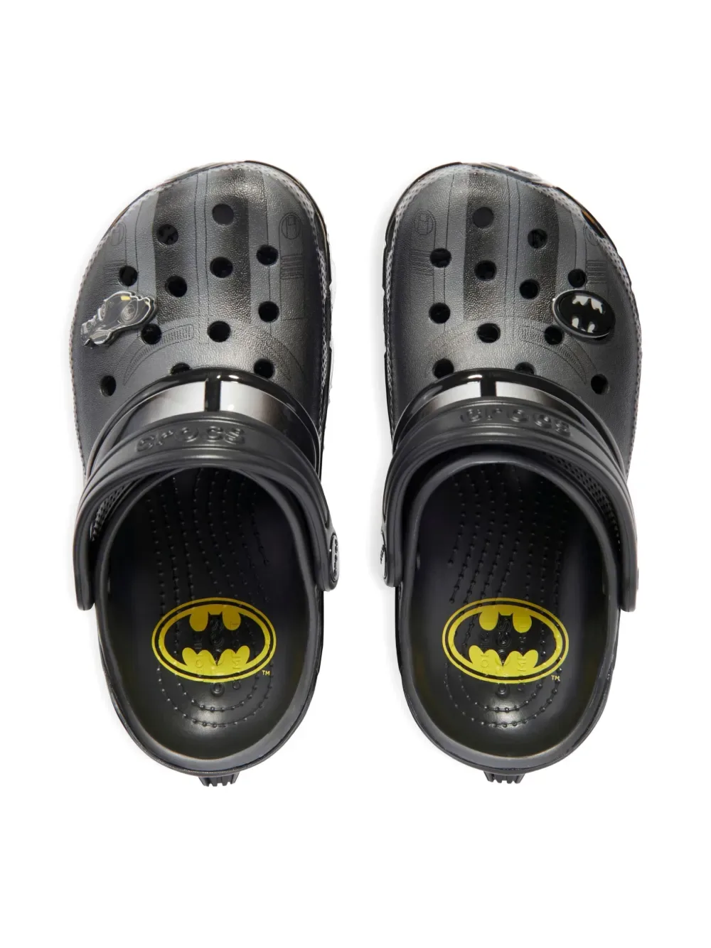 Crocs Kids X DC классические сабо-босоножки Batman, черный — фото 3