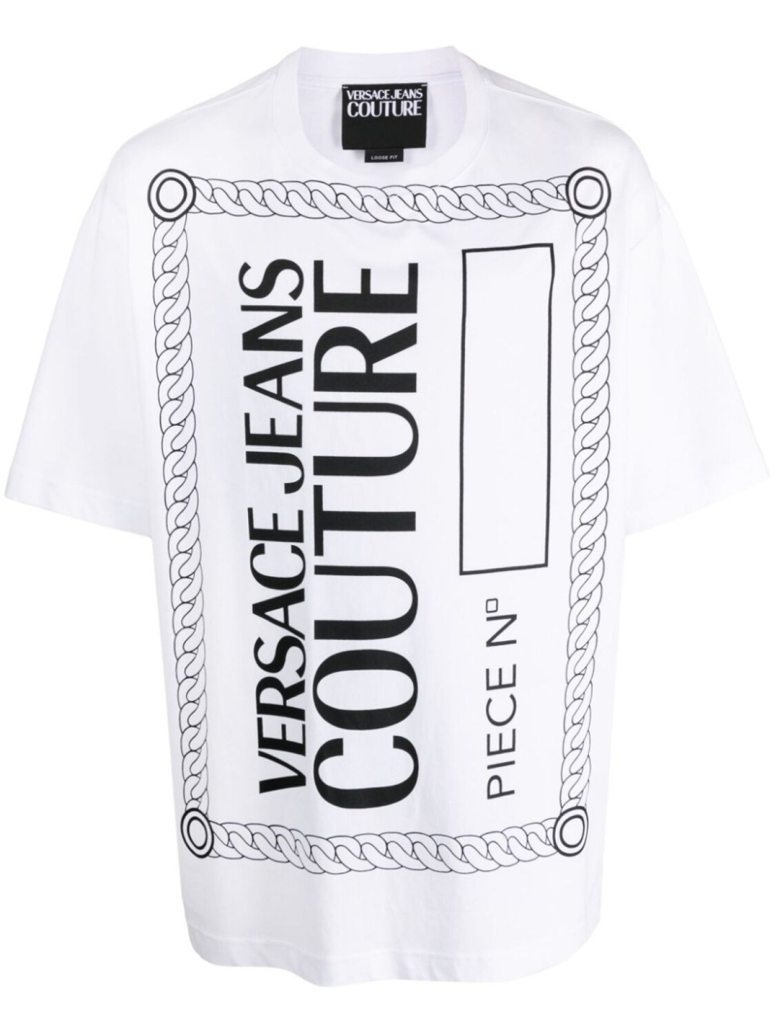 

Versace Jeans Couture футболка с логотипом, белый