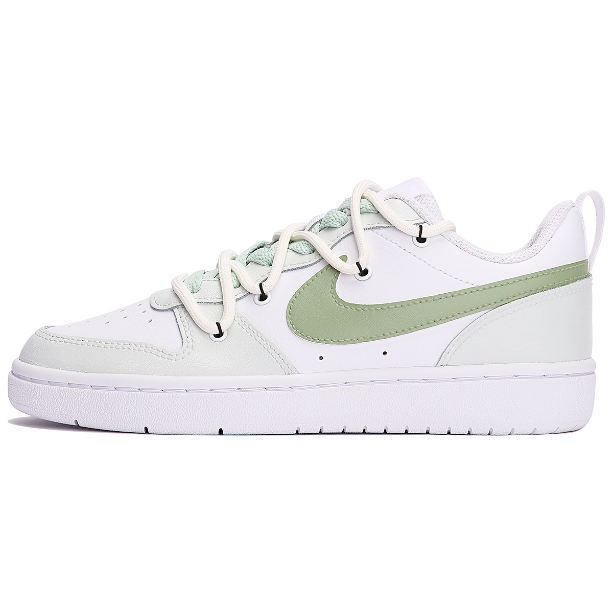 

Женские кроссовки для скейтбординга Nike Court Borough, White/Light Green