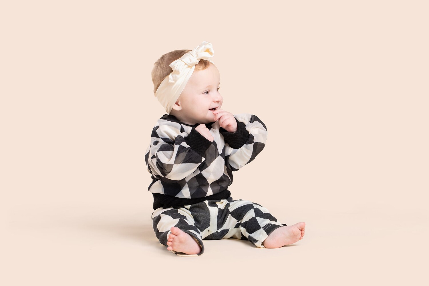 

Толстовка Baby из тюля и махровой ткани Omamimini, черный