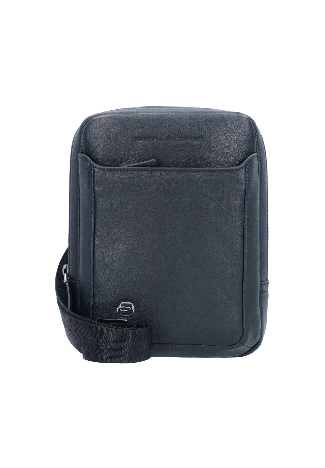 

Сумка через плечо Black Square кожаная 17 см PIQUADRO, цвет Nero