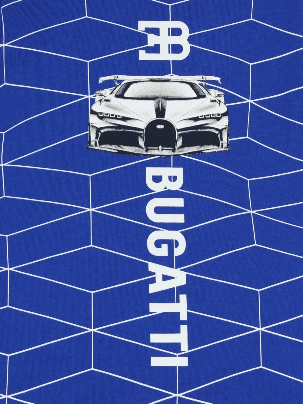 Футболка с графическим принтом Bugatti Kids, синий — фото 3