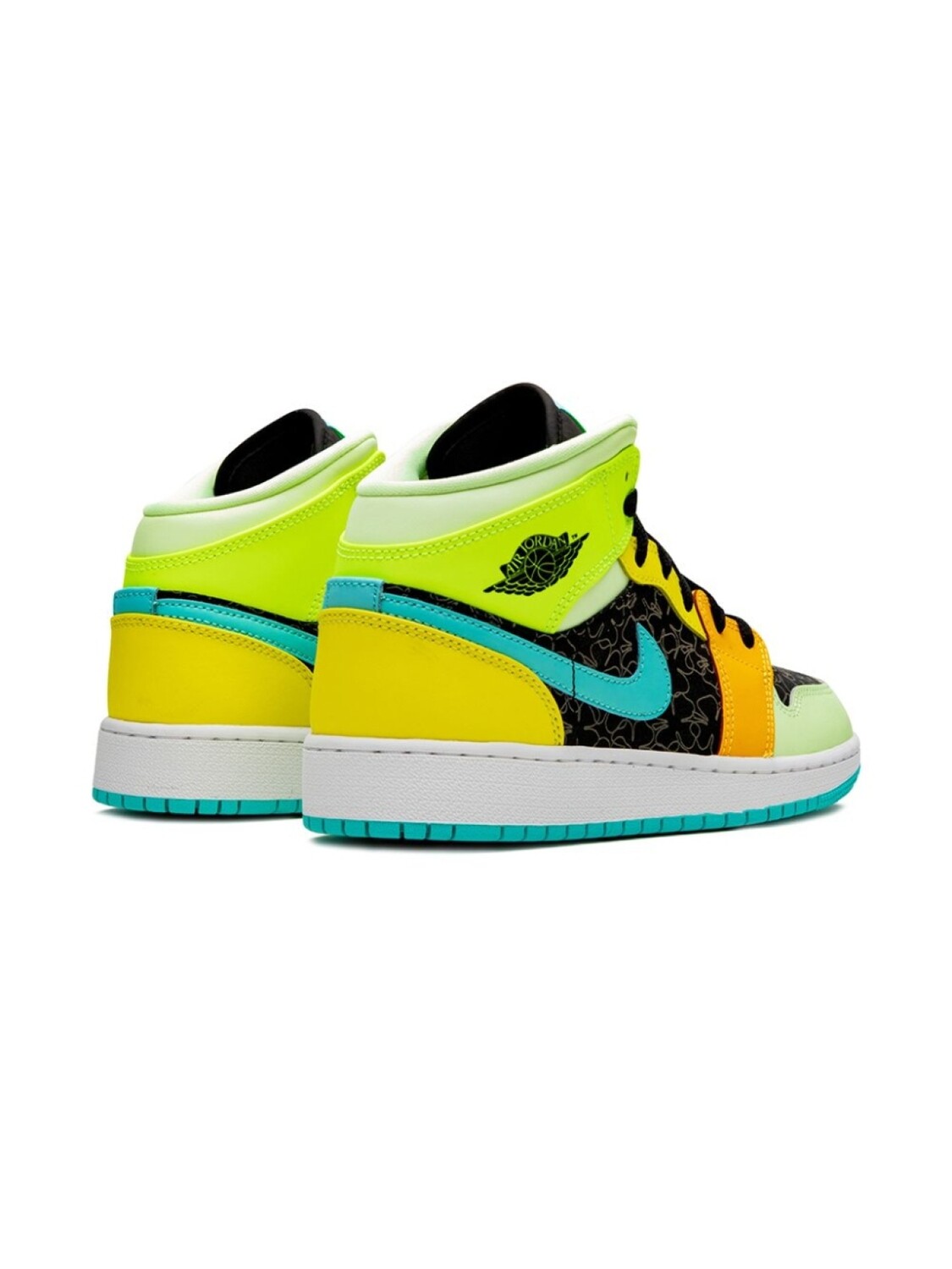 Jordan Kids кроссовки Air Jordan 1 MID SE, черный — фото 3