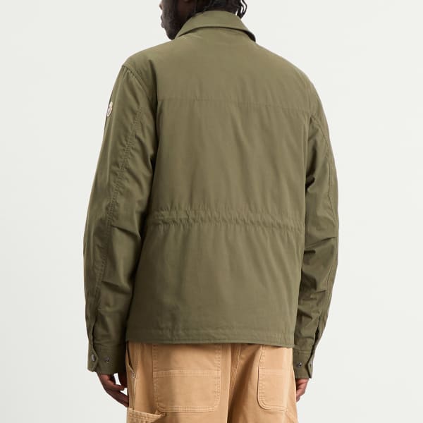 Рубашка-куртка Roquille из ворсистого хлопка Moncler, зеленый — фото 3