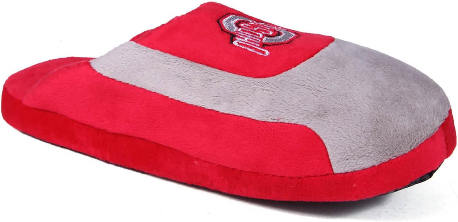 

Тапочки Comfy Feet NCAA Low Pro Stripe Slip On, Ohio State Buckeyes