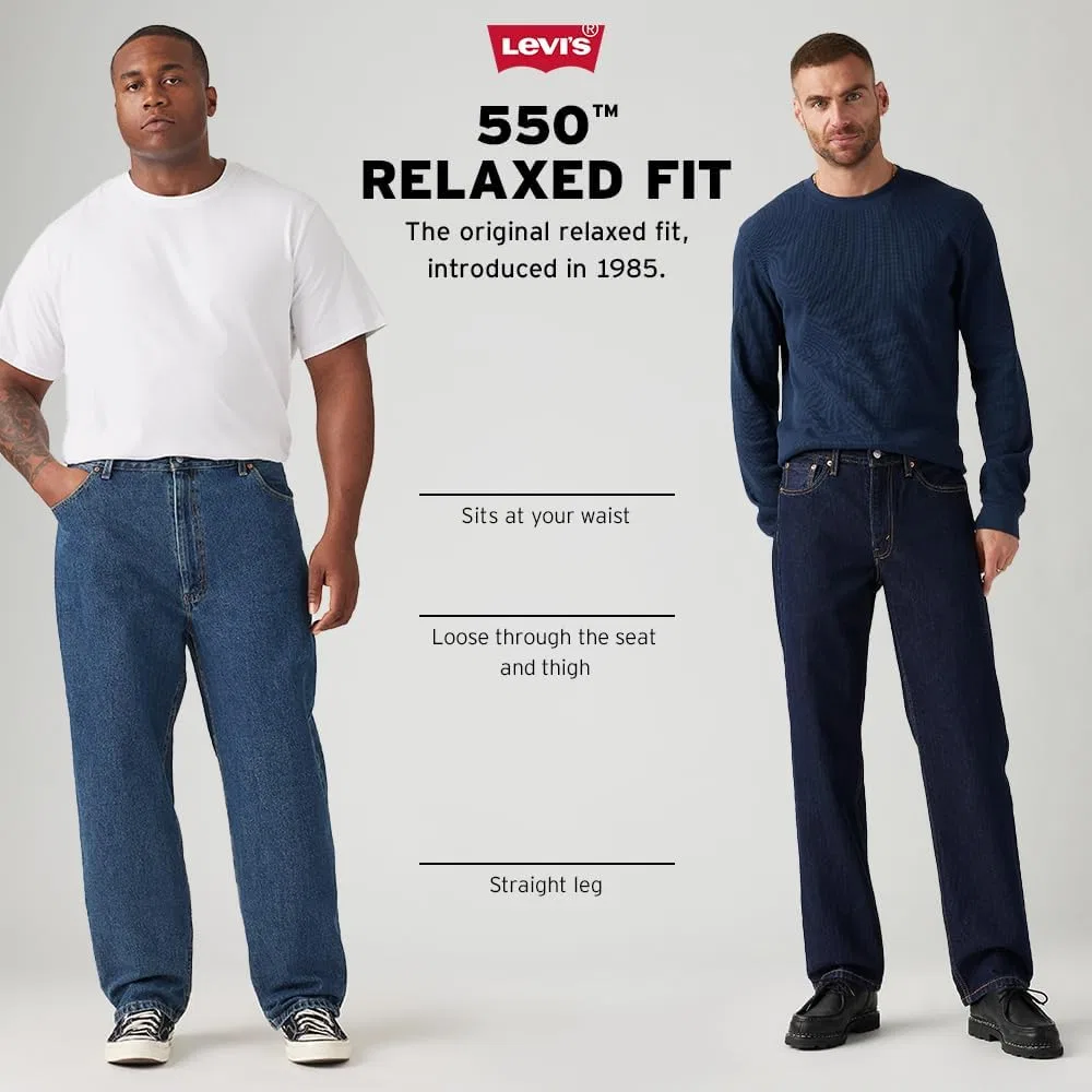 Джинсы Relaxed Fit Levi's, черный — фото 4