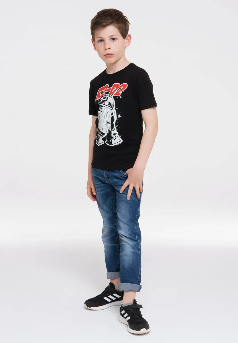 Logoshirt Футболка "Звездные войны – R2-D2", с лицензионным оригинальным дизайном, красный — фото 2