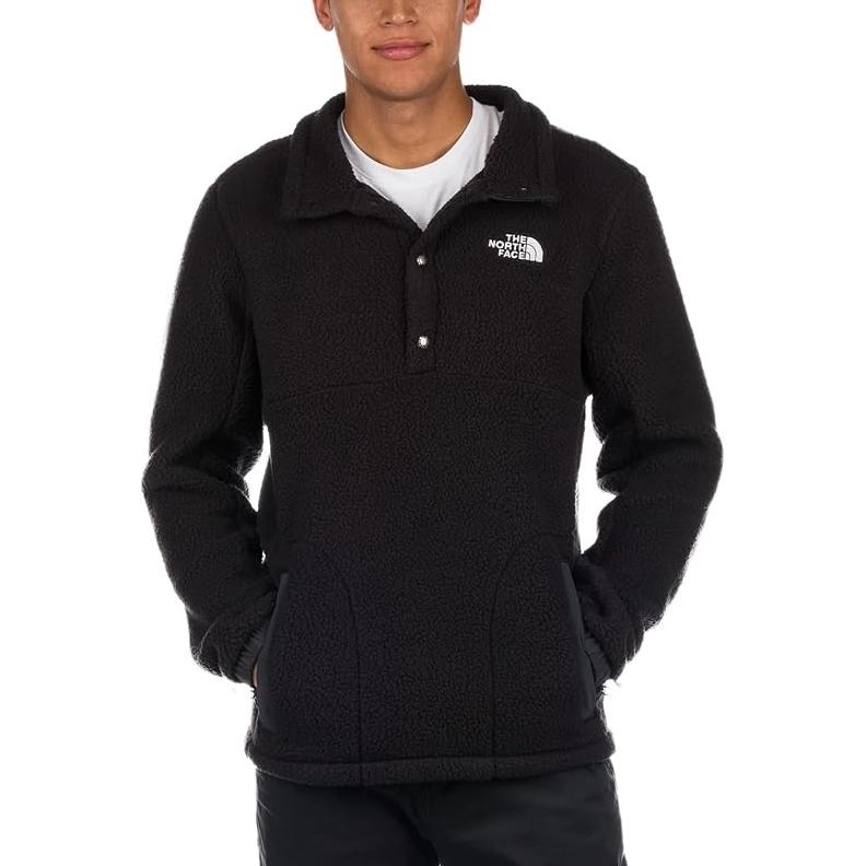 

The North Face Parkview Мужская черная флисовая толстовка на 1/4 молнии, цвет Black/Asphalt Gray