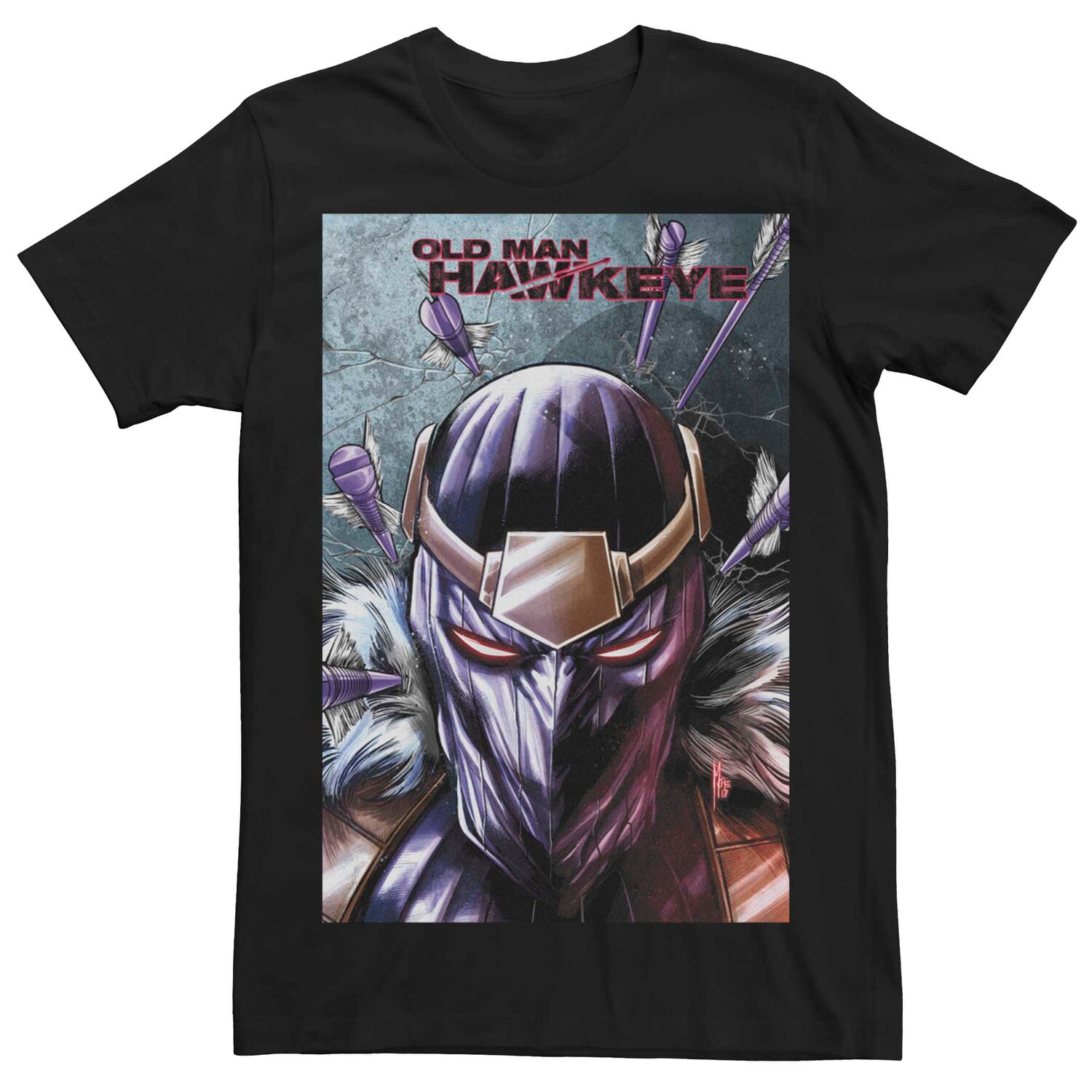 

Мужская футболка с обложкой комиксов Marvel Old Man Hawkeye #11 Licensed Character