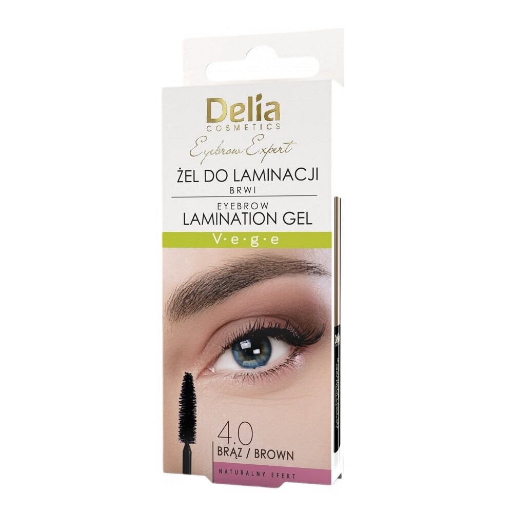 

Delia, Eyebrow Expert, гель для ламинирования бровей Коричневый, 4мл