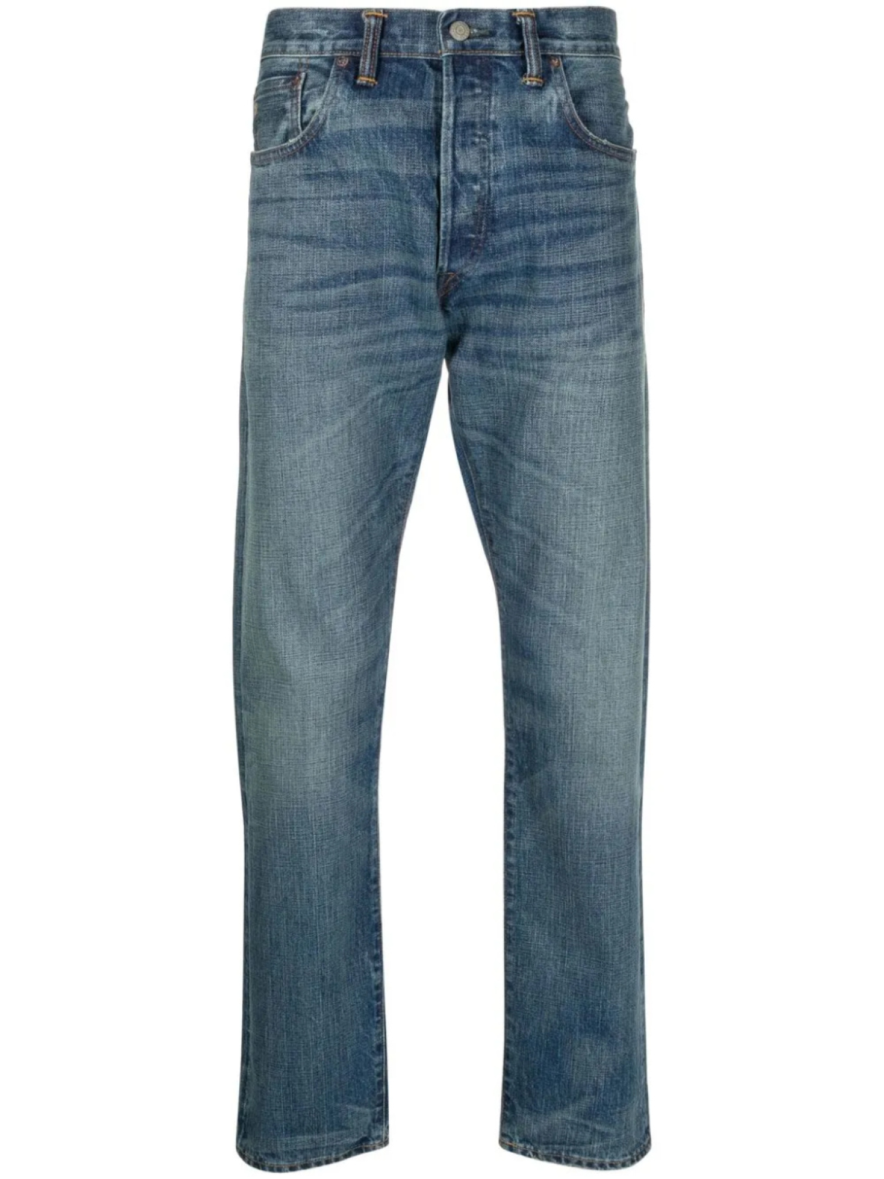 

Ralph Lauren RRL прямые джинсы кроя слим, синий