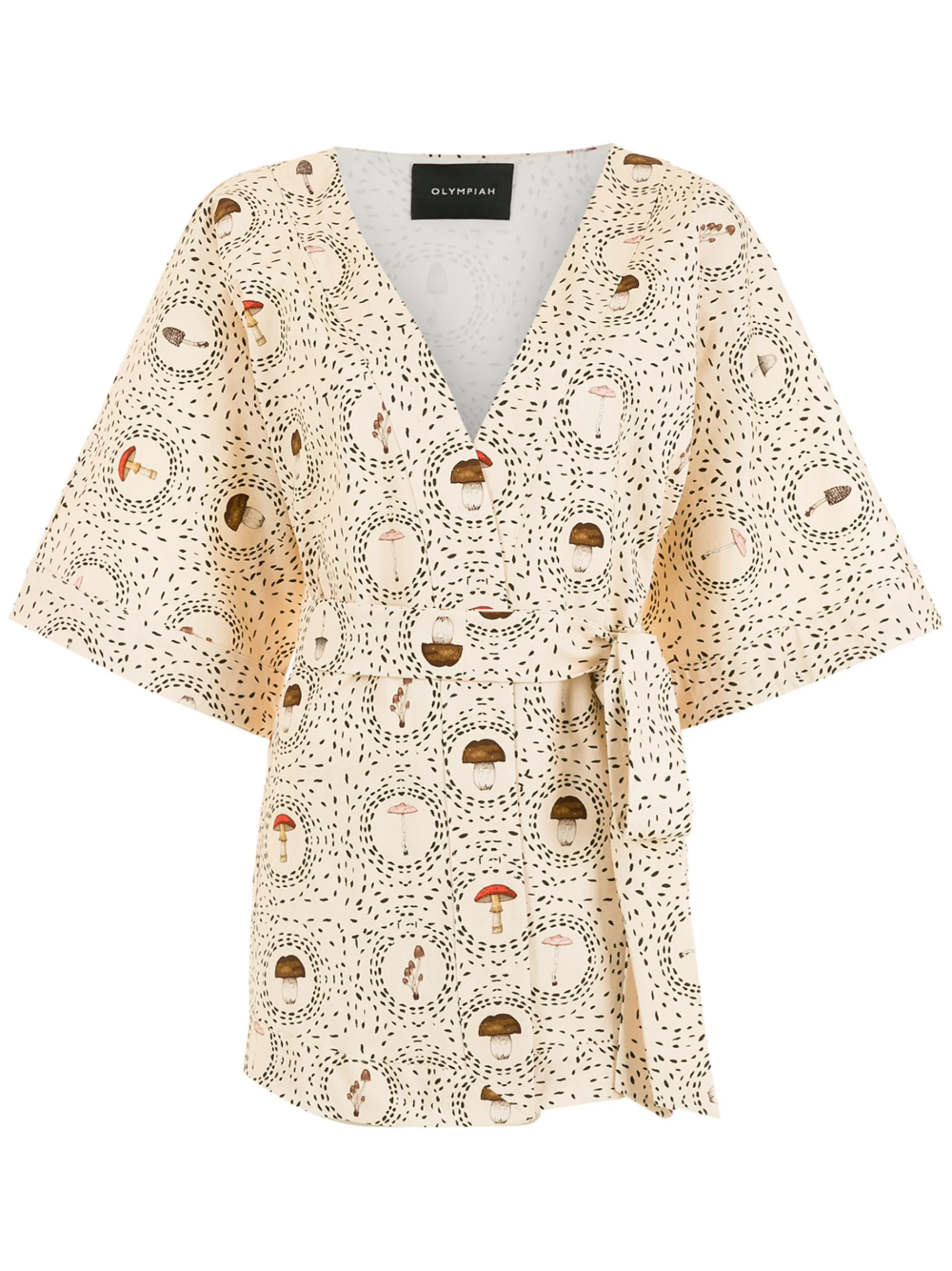 

Топ-кимоно с принтом Olympiah, нейтральный