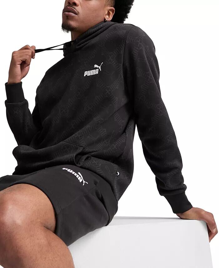 

Мужская толстовка с логотипом Logomania Allover Puma, черный