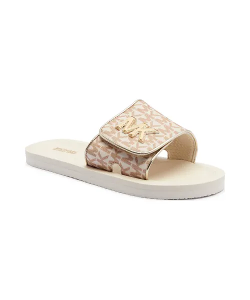 

Тапочки Эли Кэрролла Michael Kors Kids, бежевый