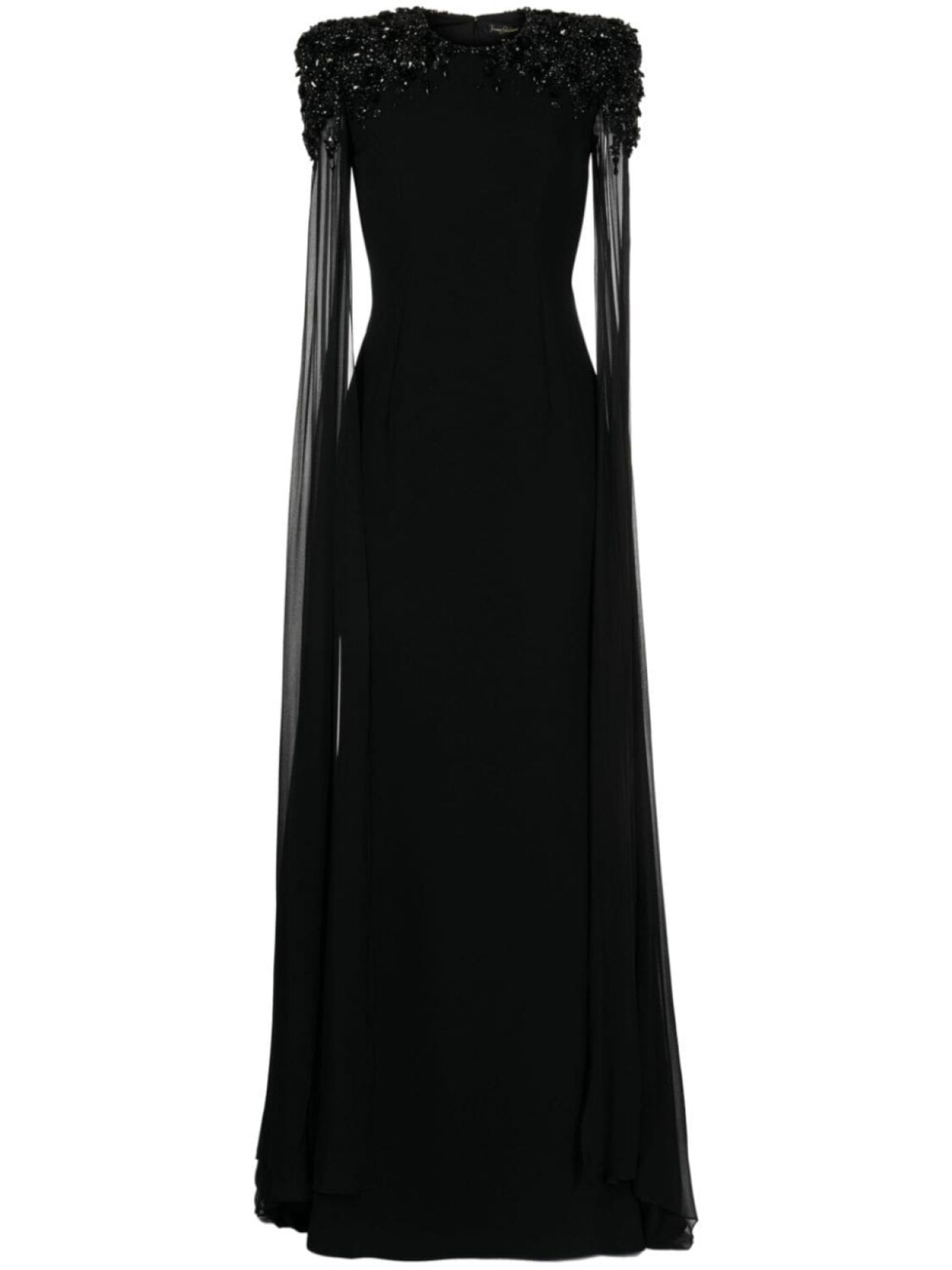 

Jenny Packham вечернее платье Jenna с кристаллами, черный
