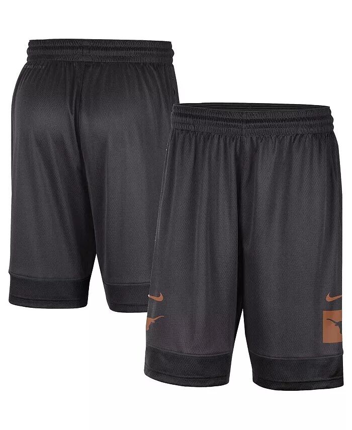

Мужские шорты Texas Longhorns Performance Fast Break цвета уголь Nike