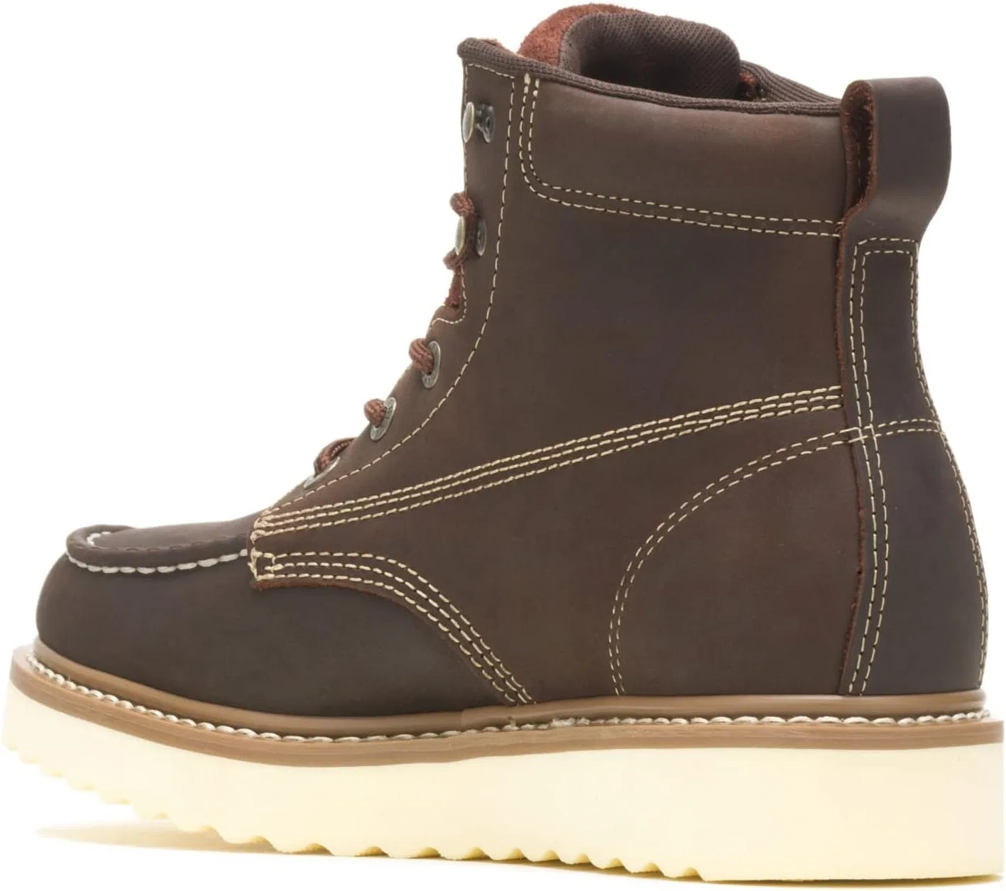 Мужские ботинки Wolverine Loader Moc Toe Wedge на танкетке 6 дюймов, Brown — фото 3