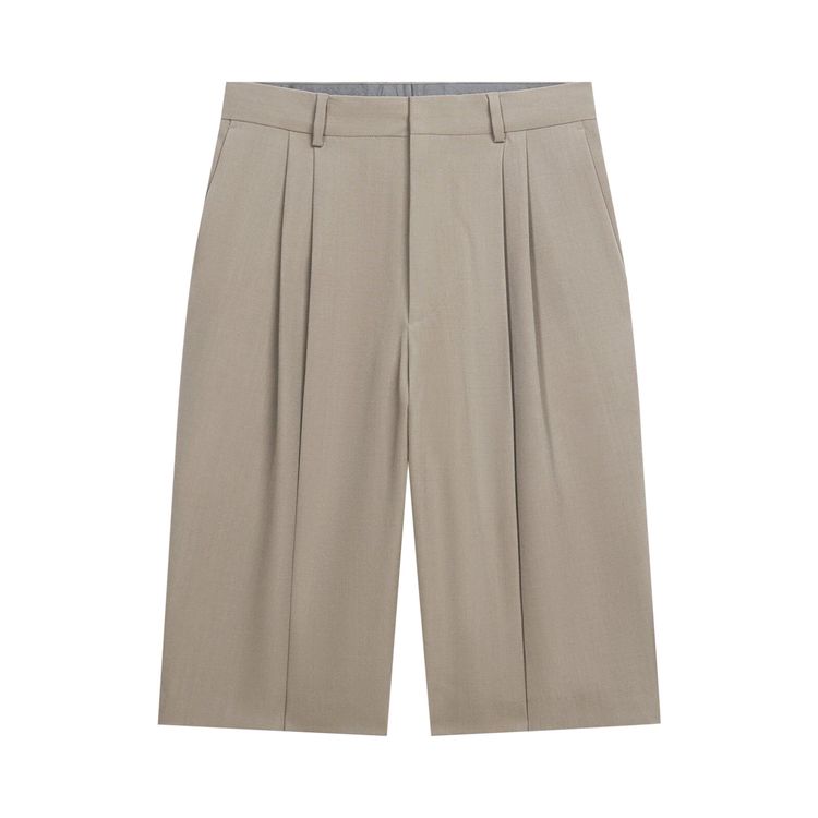 

Шорты Dries Van Noten Tailored Wool Shorts 'Cement', серый