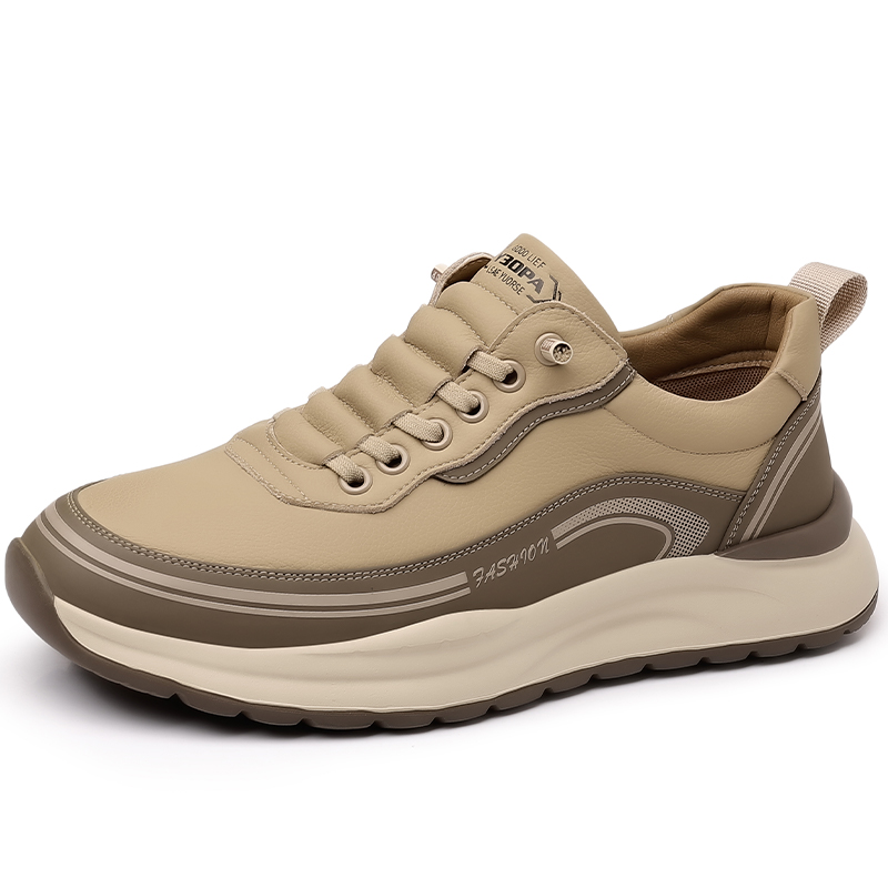 

POPULAR ROUSE PR Мужские низкие кеды повседневные хаки, цвет Khaki