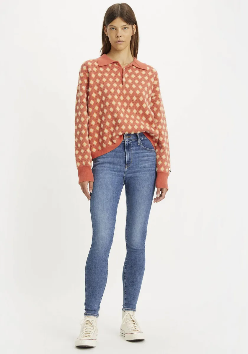 

Джинсы скинни Levi's "720 High Rise", цвет Medium Indigo Worn In