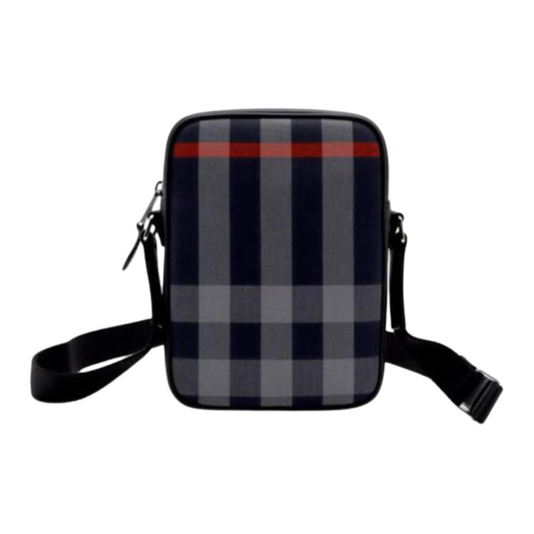 

Burberry Хлопковая поясная сумка унисекс синяя
