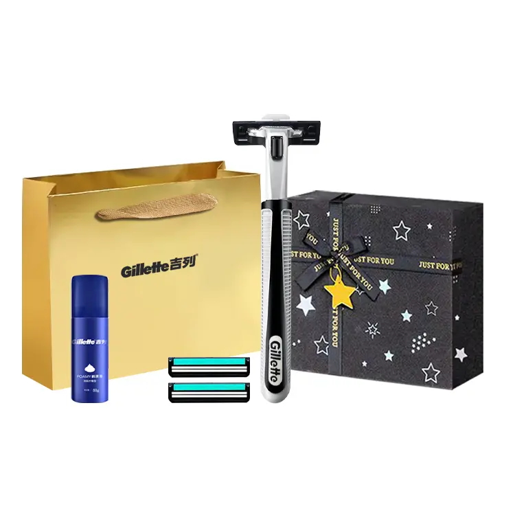 

Мужские инструменты для бритья Gillette, золото