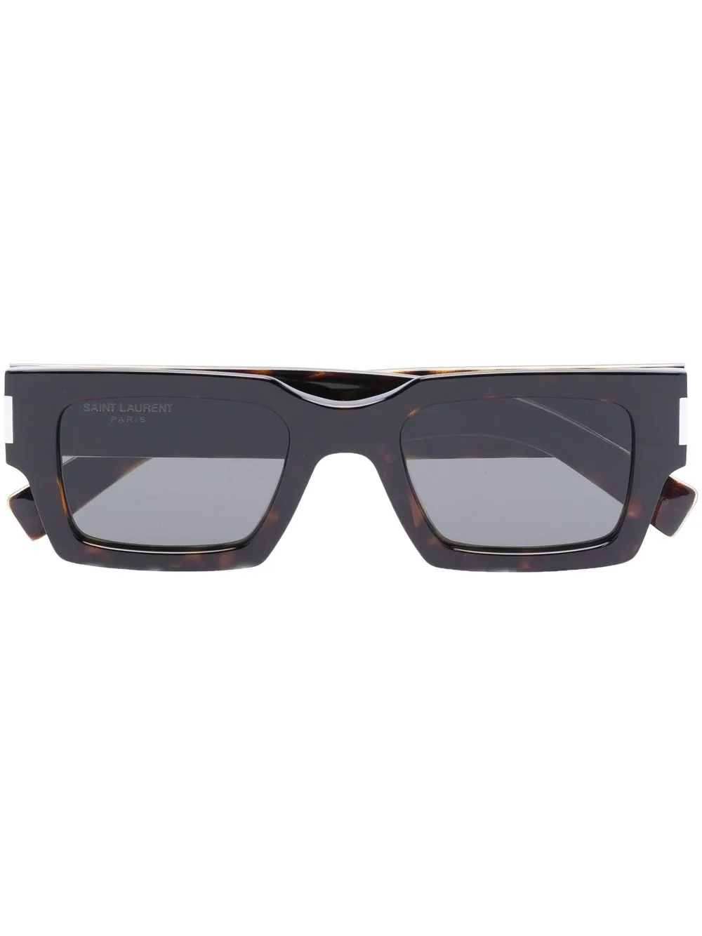 

Солнцезащитные очки Core в квадратной оправе Saint Laurent Eyewear, коричневый