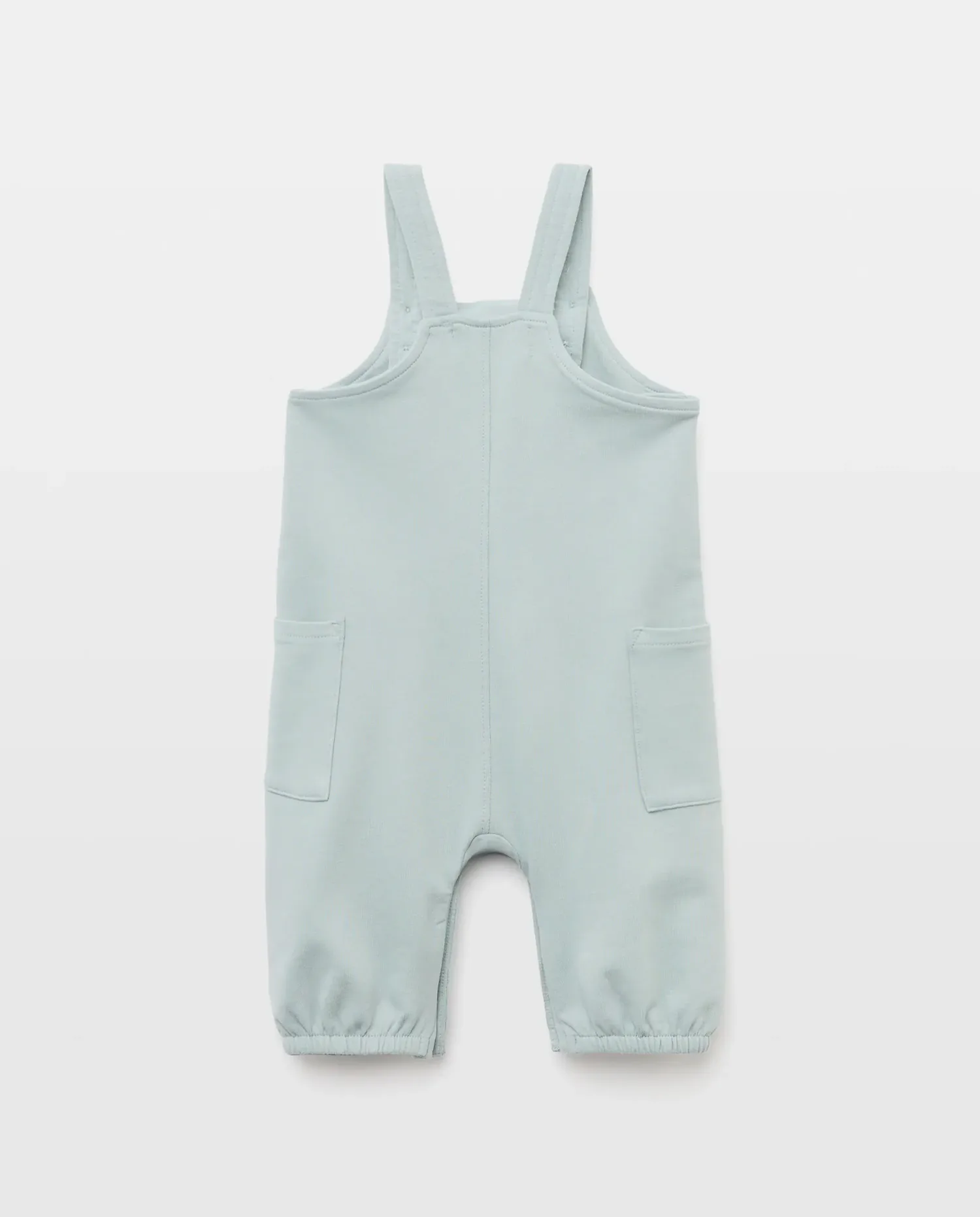 Велюровый комбинезон с длинными штанинами для малыша Baby El Corte Inglés, светло-зеленый — фото 2