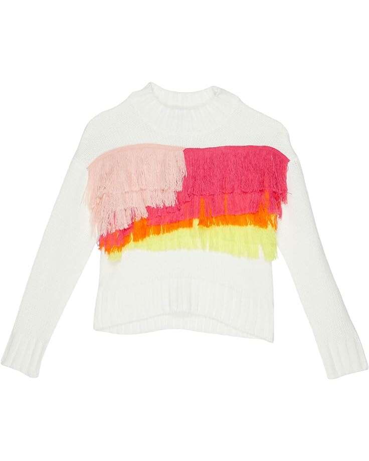 

Свитер TRUCE Colorful Fringe Sweater, белый
