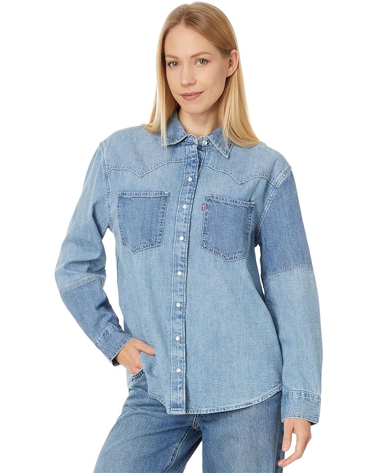 

Рубашка Levi's Premium Teodora Western Shirt, цвет Clean Craft 2