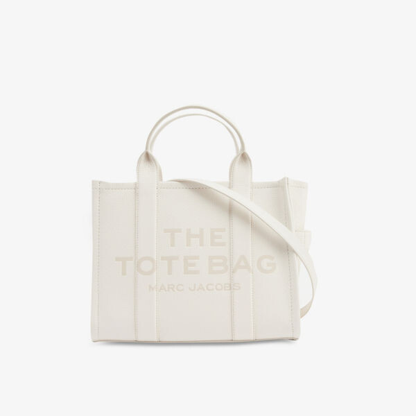 

Кожаная большая сумка среднего размера Marc Jacobs, цвет cotton/silver