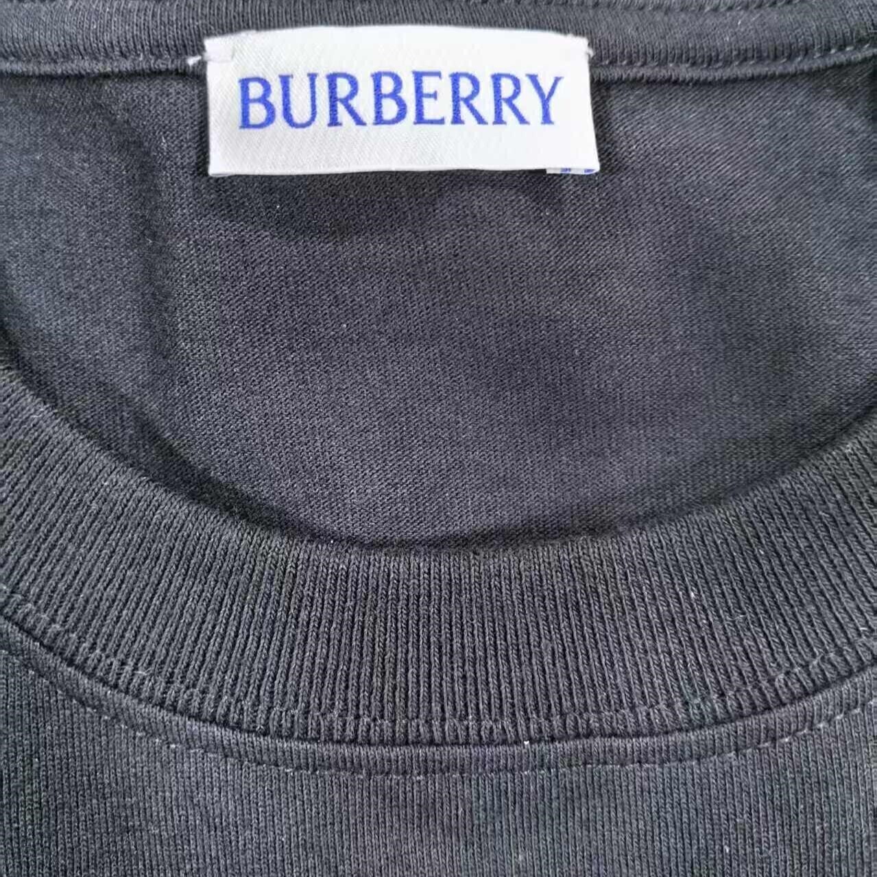 Футболка Burberry мужская черный с круглым вырезом — фото 3