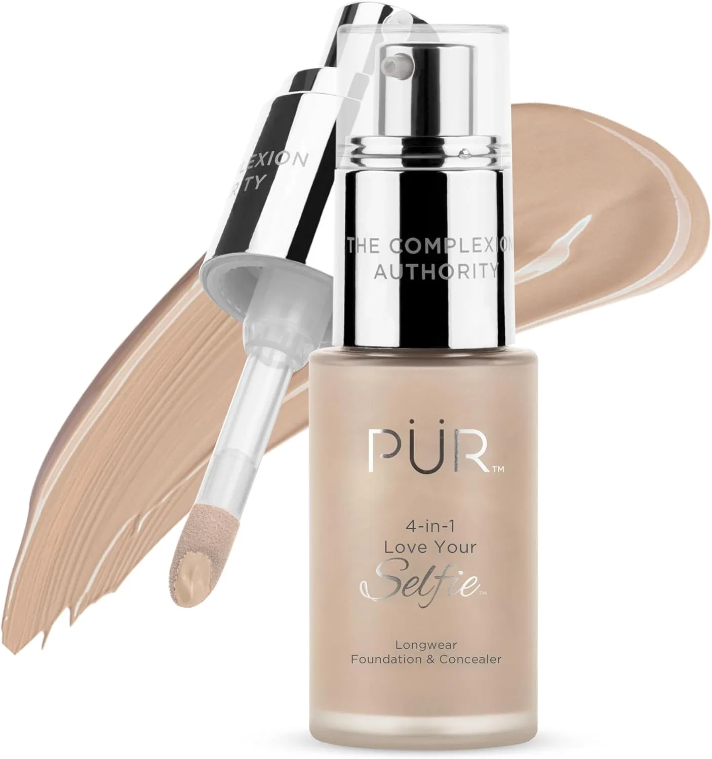 Тональное средство 4-в-1 Pür Minerals Love Your Selfie Foundation & Concealer, 30 мл, Medium