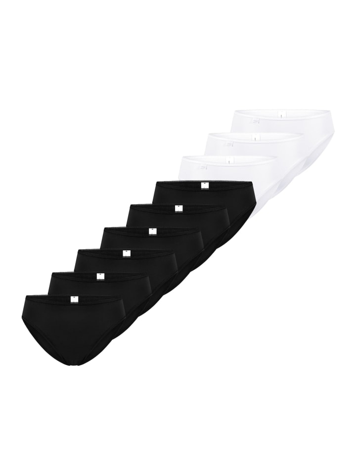 

Sloggi Трусы Tai Slip 24/7 Cotton in Schwarz / weiß