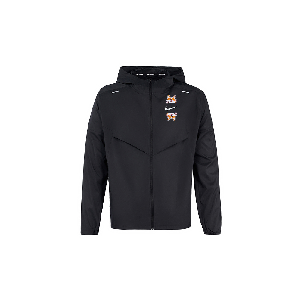 

Nike Мужская дышащая одежда с защитой от солнца черного цвета, Black