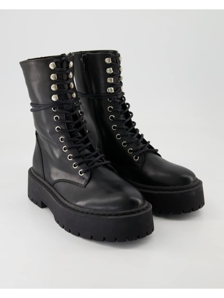 Ботинки женские Steve Madden из натуральной кожи, черный