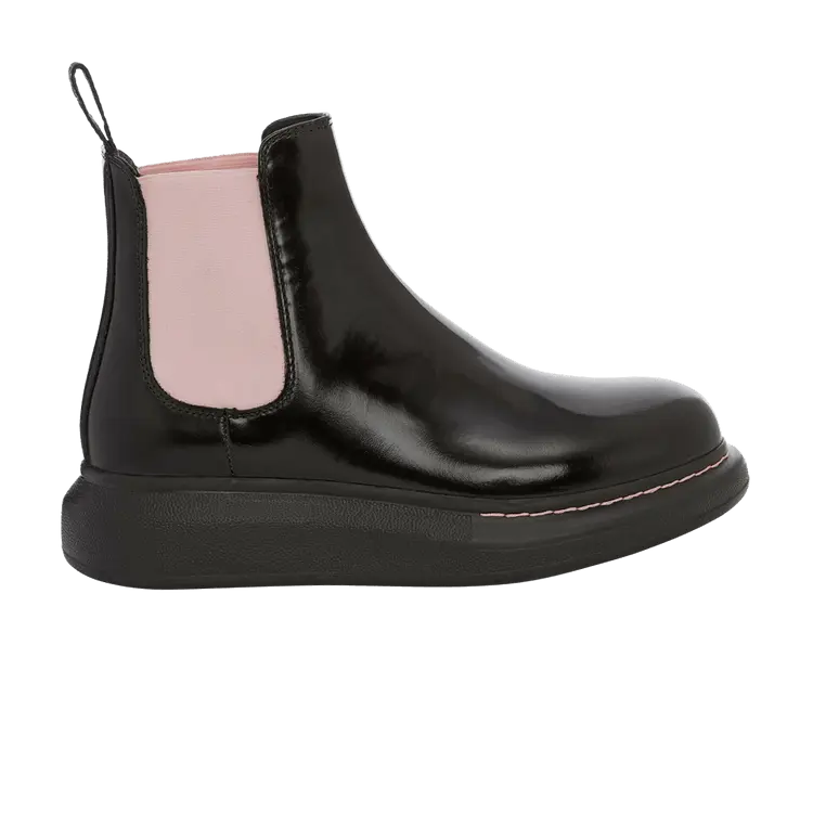 Ботинки Alexander McQueen Wmns Hybrid Chelsea Boot 'Black Sugar Pink', черный