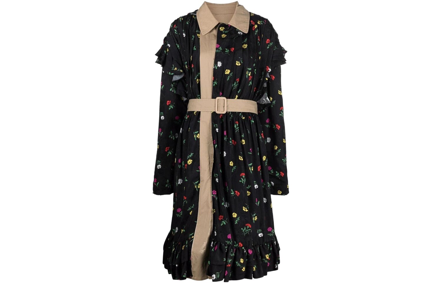 

Тренчкот женский черный Balenciaga